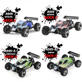 WLtoys A959-B 1:18 RC Car 4WD 2.4GHz Off Road RC Trucks 70KM/H High Speed Vehicle RC Racing Car for Kids Adults