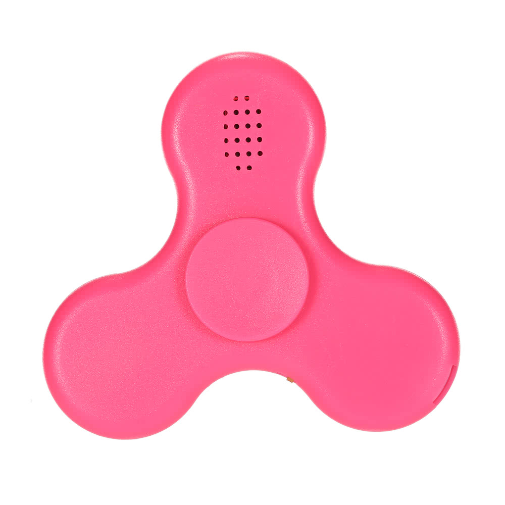 Rechargeable LED Fidget Toys EDC Focus Stress Reducer Relief Toy for Kids Adults Ultra Durable High Speed BT Speaker Portable Spinner