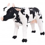Plush Toy Standing Cow Black and White XXL