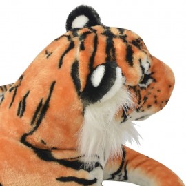 Tiger plush toy brown XXL
