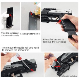 Water Gell Simulates Outdoor CS Versus Children's Gift Kids Cap Pistol Safe Peashooter