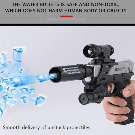 Water Gell Simulates Outdoor CS Versus Children's Gift Kids Cap Pistol Safe Peashooter