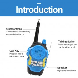 Children Radio Set Kids Walkie Talkie Intercom Handheld with Antenna