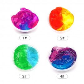 Beautiful Color Mixing Cloud Slime Squishy Putty Scented Jelly Mud Stress Release Clay Toy for Kids and Adults